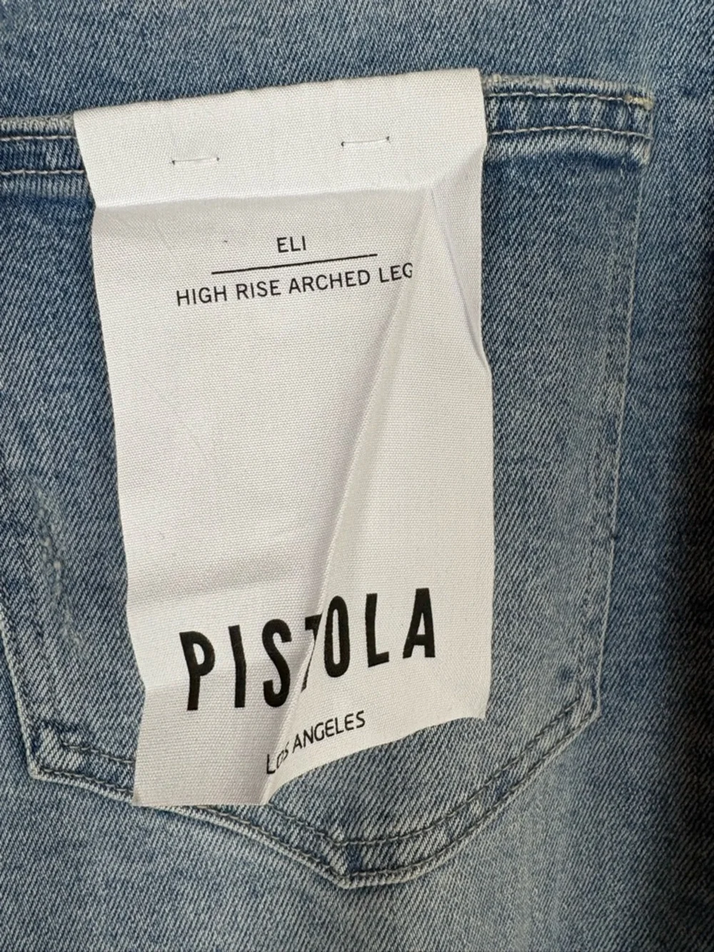 pistola Light Blue Boyfriend Wide-Leg Jeans - Picture 7 of 9